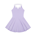 Women's Collared Halter A-Line Tennis Dress