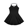 Women's Collared Halter A-Line Tennis Dress