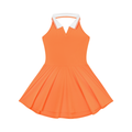 Women's Collared Halter A-Line Tennis Dress